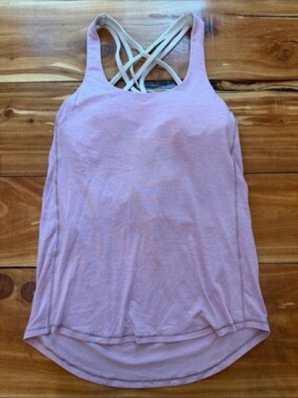 lululemon athletica Dusty Lavender Crisscross Tank